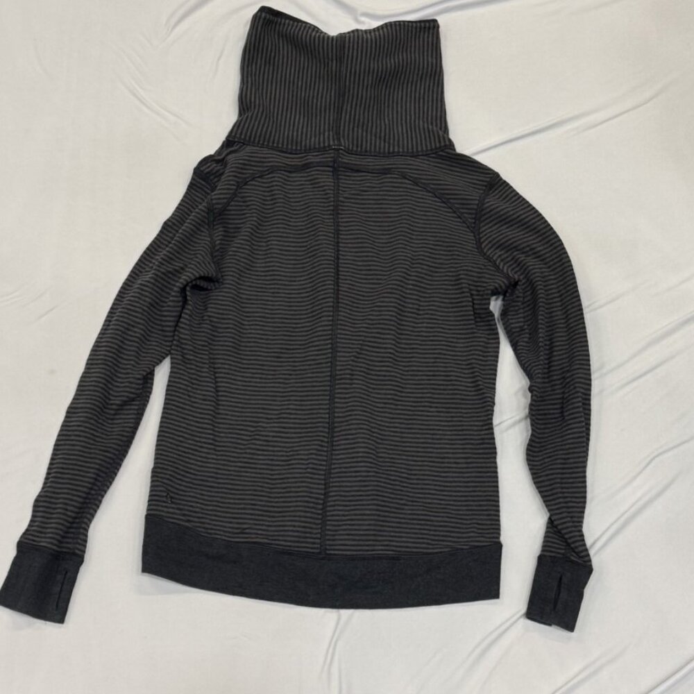 lululemon athletica Black Striped Hoodie